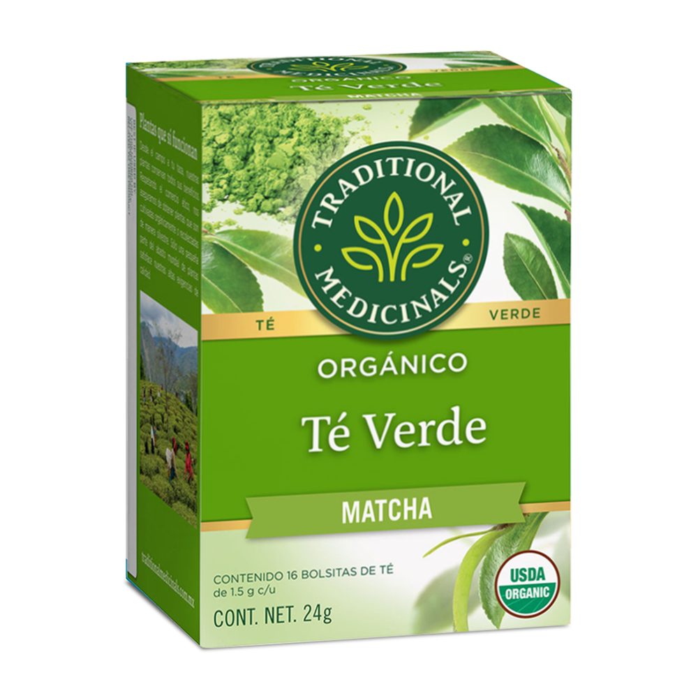 Traditional Medicinals • Té Verde Orgánico con Matcha