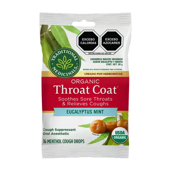 Caramelos Throat Coat® Eucalipto y Menta