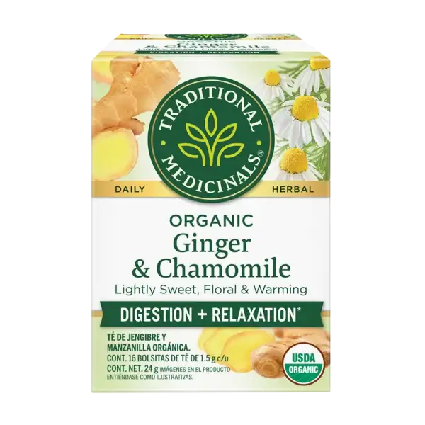 Té de Jengibre y Manzanilla