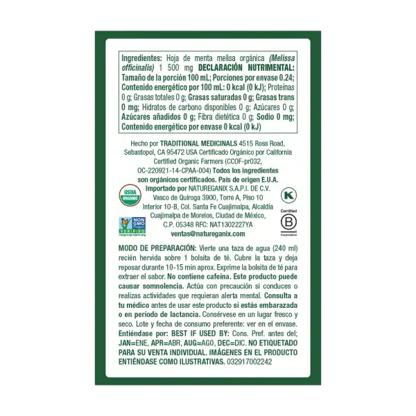 Té Lemon Balm - Image 3