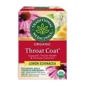 Throat Coat® Limón con Equinacea